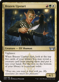 Brazen Upstart (169) [Streets of New Capenna] foil - Deck Out Gaming