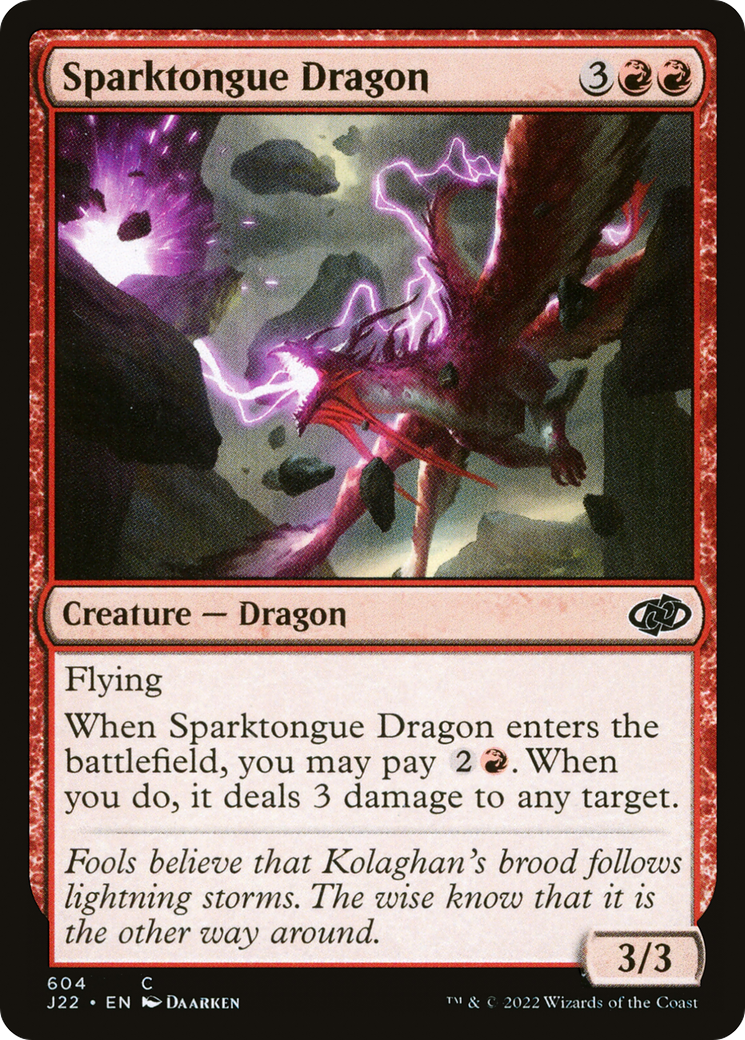 Sparktongue Dragon (604) [Jumpstart 2022] - Deck Out Gaming