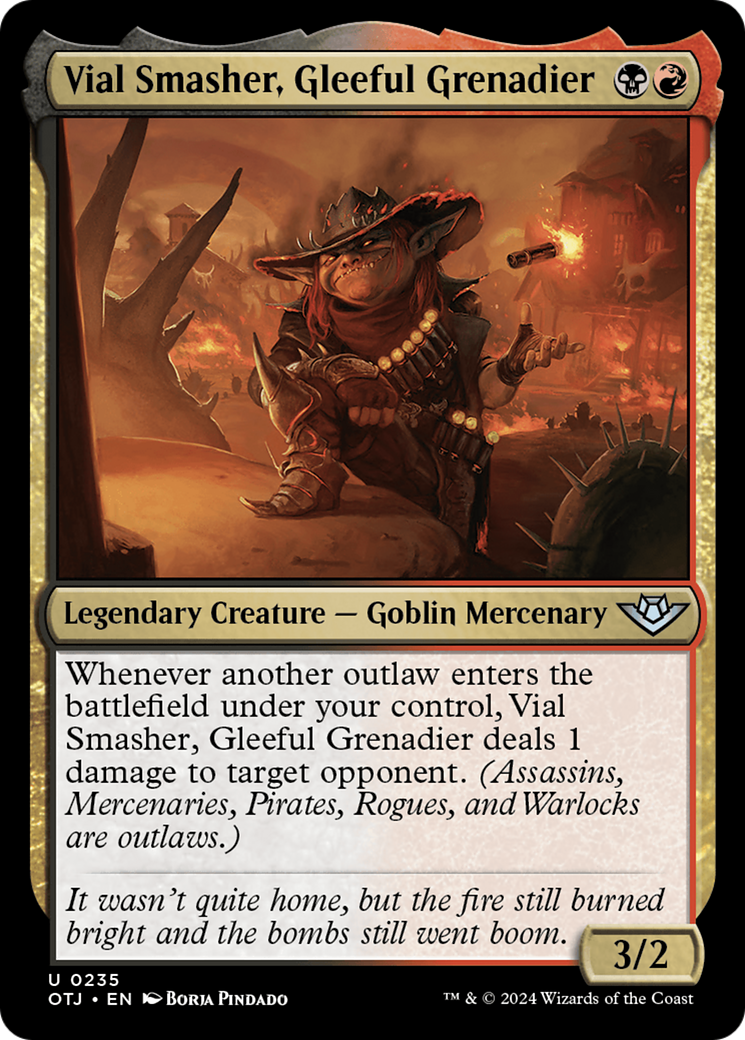 Vial Smasher, Gleeful Grenadier (235) [Outlaws of Thunder Junction] - Deck Out Gaming