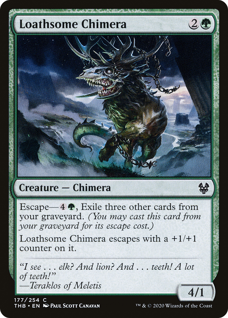 Loathsome Chimera (177) [Theros Beyond Death] foil - Deck Out Gaming