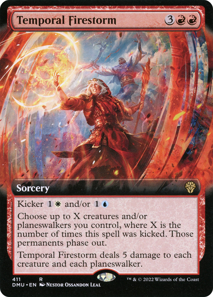 Temporal Firestorm (Extended Art) (411) [Dominaria United] - Deck Out Gaming