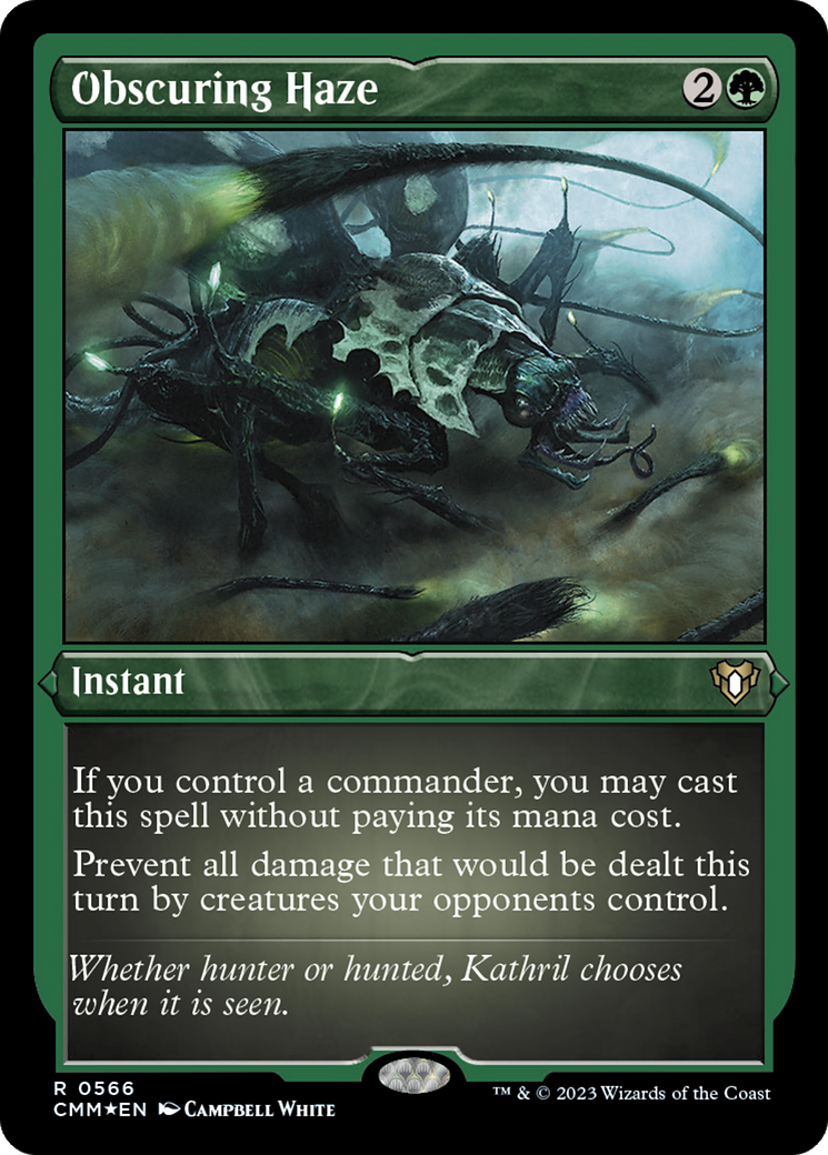 Obscuring Haze (566) [Commander Masters] etched - Deck Out Gaming