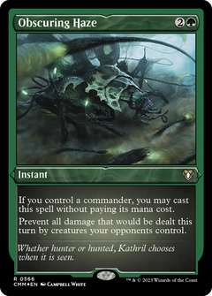 Obscuring Haze (566) [Commander Masters] etched - Deck Out Gaming