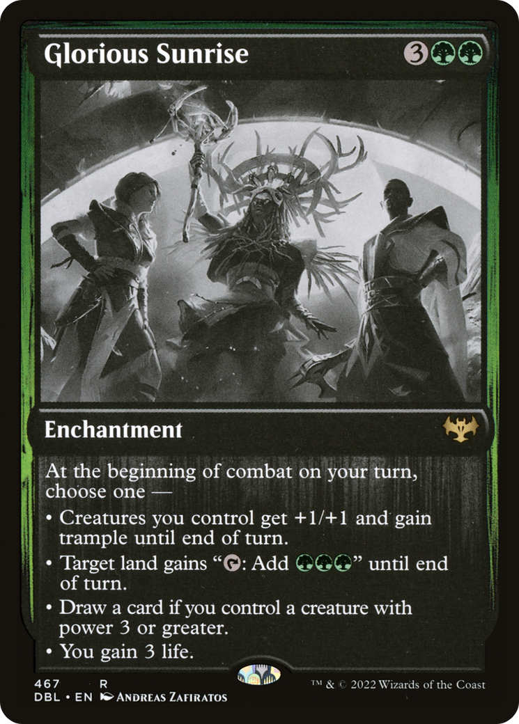 Glorious Sunrise (467) [Innistrad: Double Feature] foil - Deck Out Gaming