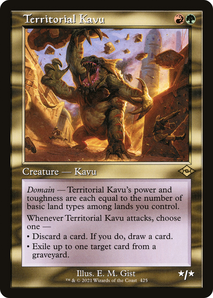 Territorial Kavu (Retro Frame) (425) [Modern Horizons 2] foil - Deck Out Gaming