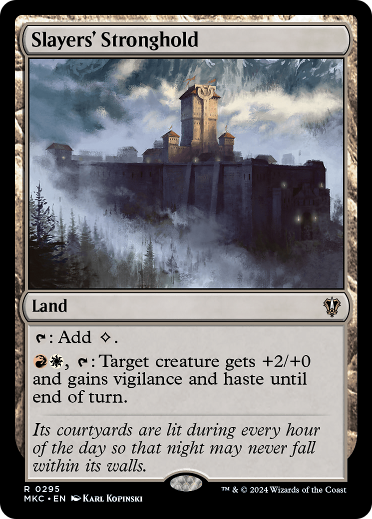 Slayers' Stronghold (295) [Murders at Karlov Manor Commander] - Deck Out Gaming