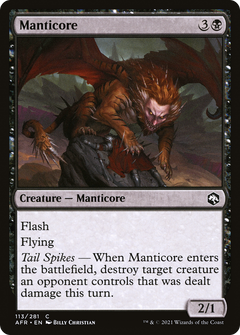 Manticore (113) [Adventures in the Forgotten Realms] foil - Deck Out Gaming