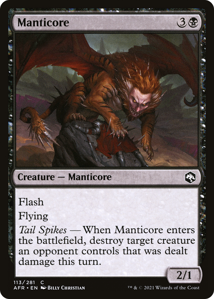 Manticore (113) [Adventures in the Forgotten Realms] foil - Deck Out Gaming