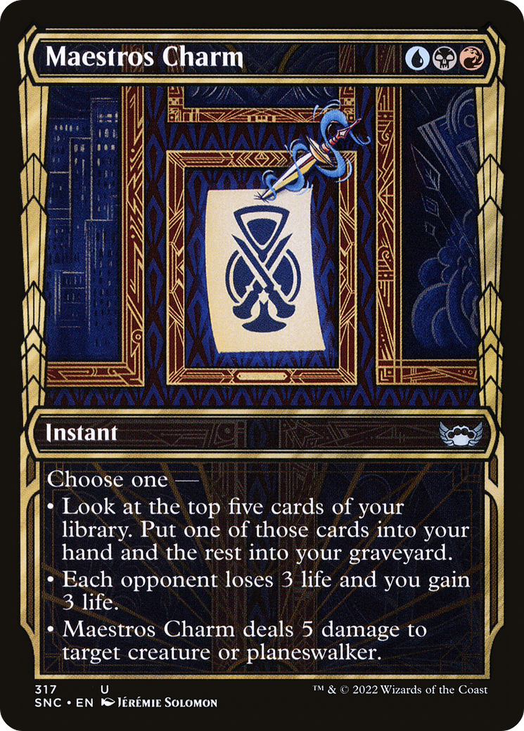 Maestros Charm (Showcase) (317) [Streets of New Capenna] foil - Deck Out Gaming