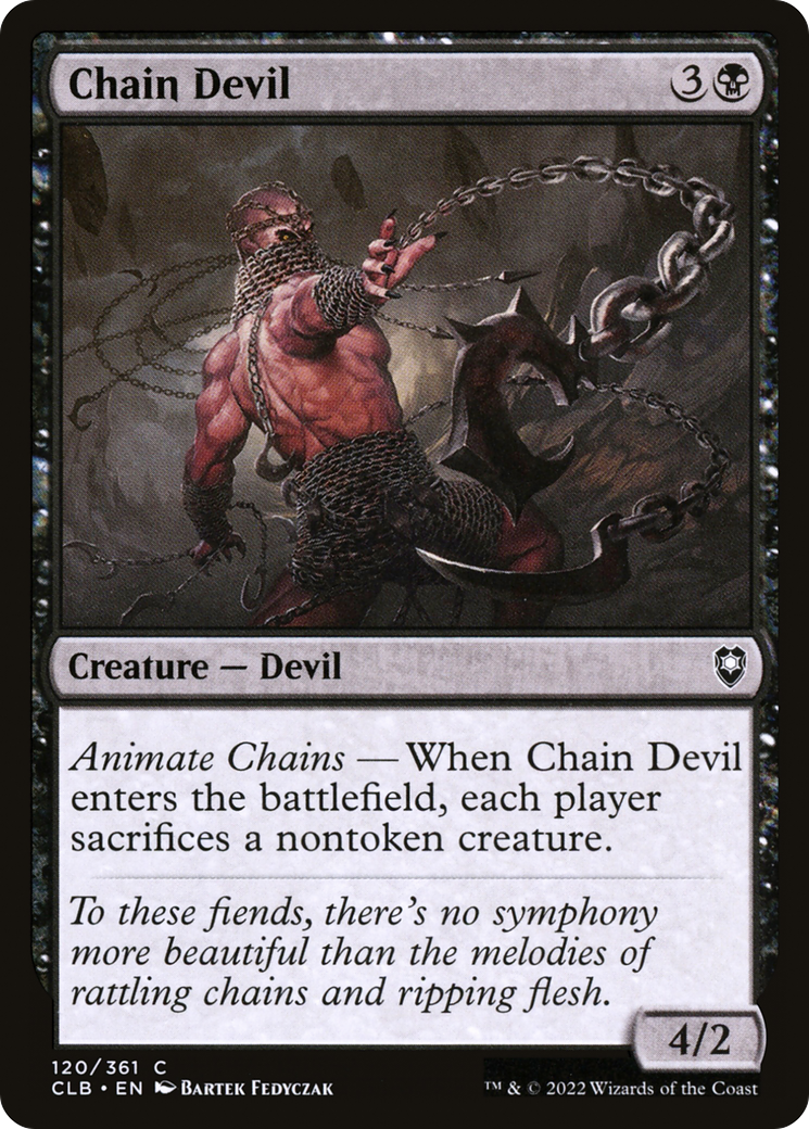 Chain Devil (120) [Commander Legends: Battle for Baldur's Gate] foil - Deck Out Gaming