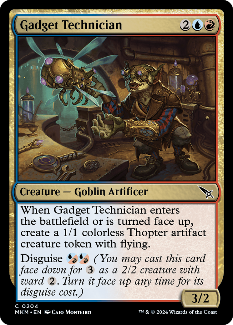 Gadget Technician (204) [Murders at Karlov Manor] foil - Deck Out Gaming