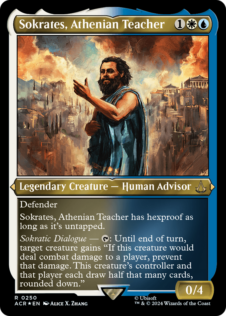 Sokrates, Athenian Teacher (250) [Assassin's Creed] etched - Deck Out Gaming