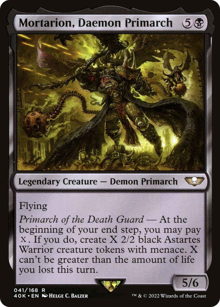 Mortarion, Daemon Primarch (41) [Warhammer 40,000 Commander] - Deck Out Gaming