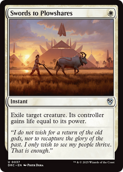 Swords to Plowshares (37) [Commander: Aetherdrift] - Deck Out Gaming