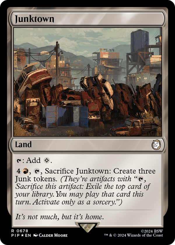 Junktown (Surge Foil) (678) [Fallout] foil - Deck Out Gaming