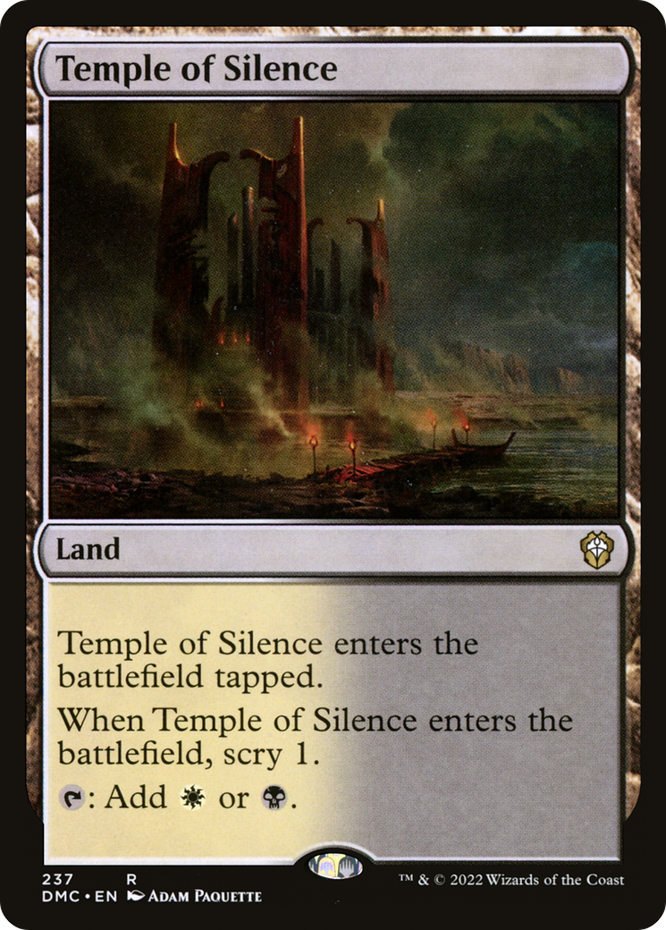 Temple of Silence (237) [Dominaria United Commander] - Deck Out Gaming