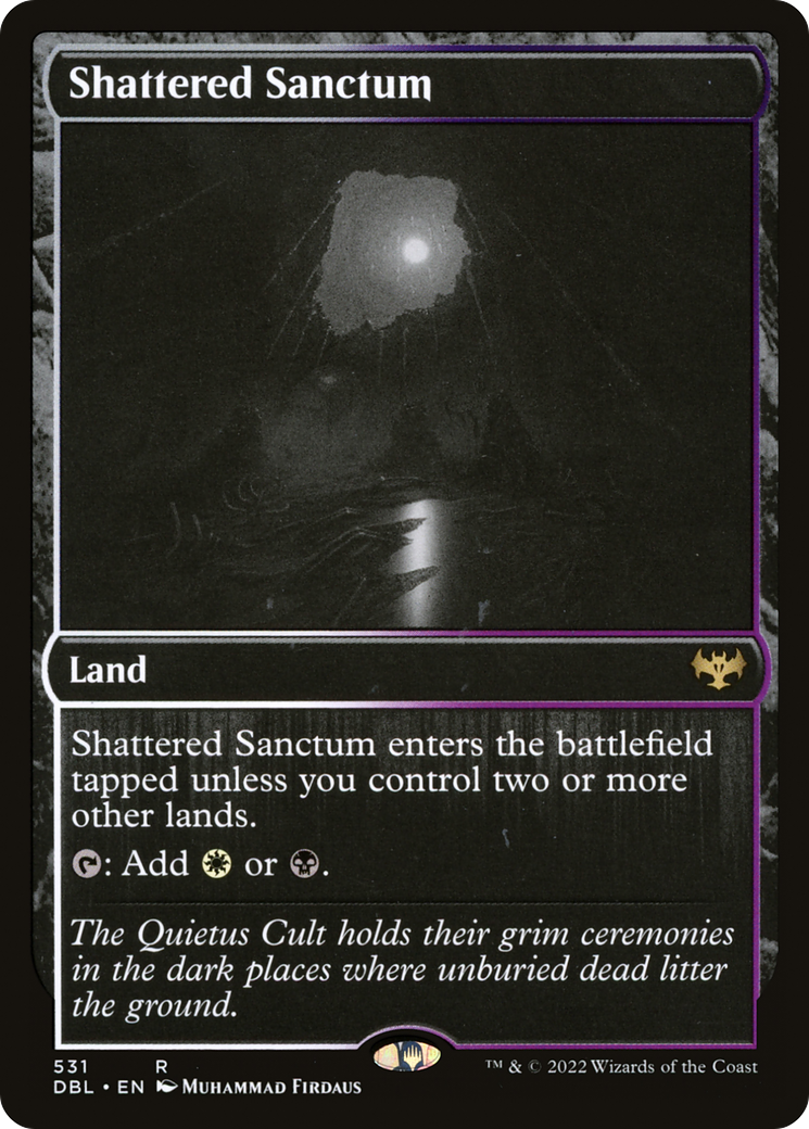 Shattered Sanctum (531) [Innistrad: Double Feature] foil - Deck Out Gaming