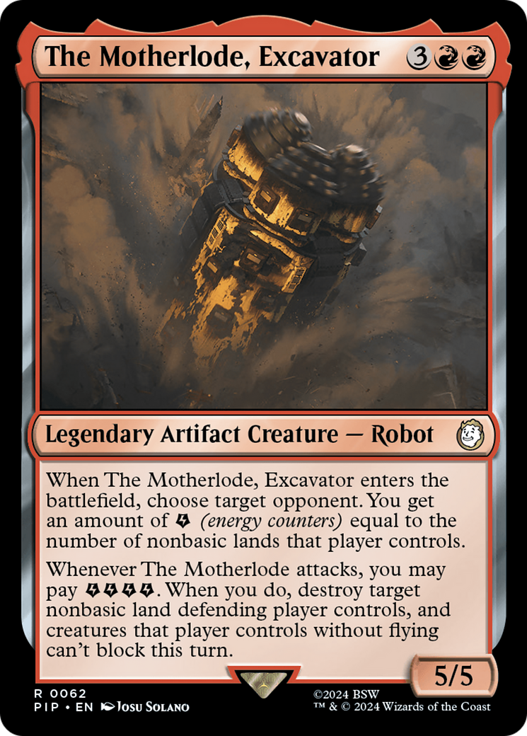 The Motherlode, Excavator (62) [Fallout] - Deck Out Gaming