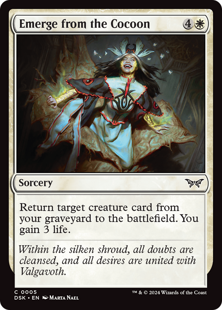 Emerge from the Cocoon (5) [Duskmourn: House of Horror] foil - Deck Out Gaming