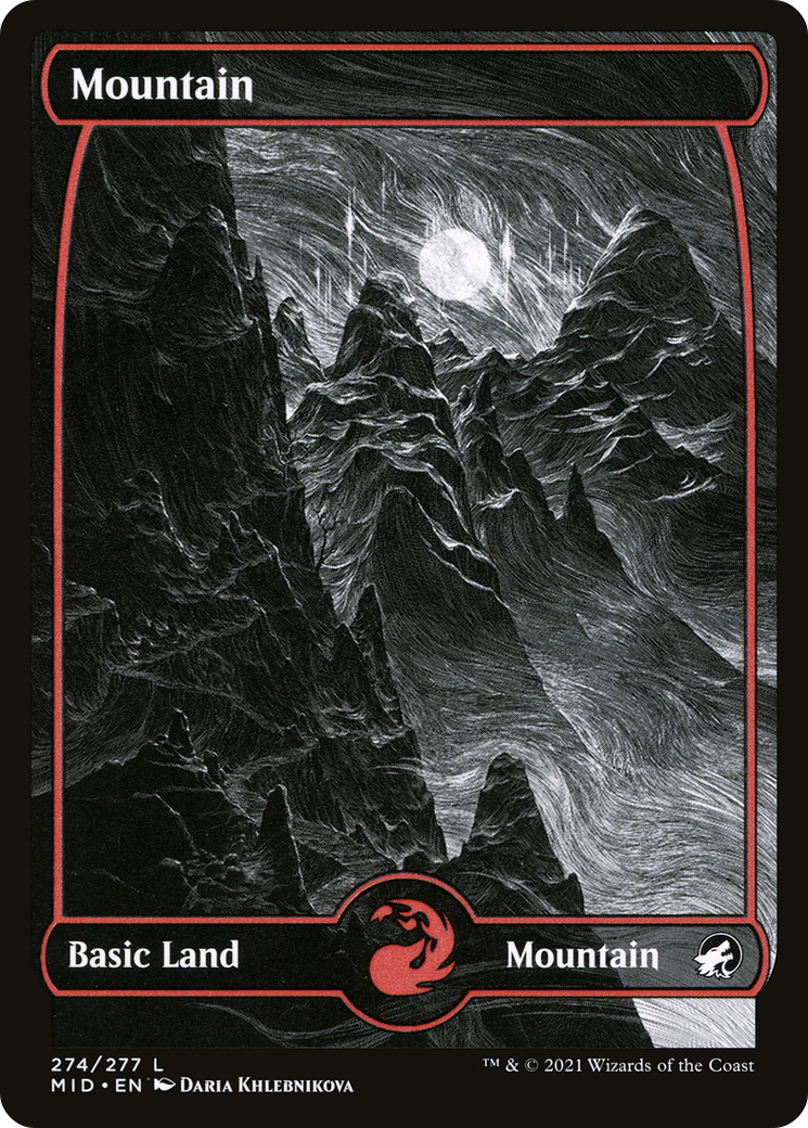 Mountain (274) [Innistrad: Midnight Hunt] foil - Deck Out Gaming