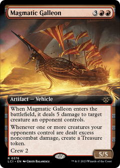 Magmatic Galleon (Extended Art) (376) [The Lost Caverns of Ixalan] - Deck Out Gaming