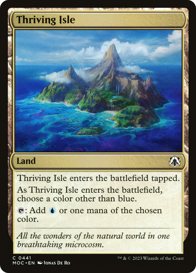 Thriving Isle (441) [March of the Machine Commander] - Deck Out Gaming