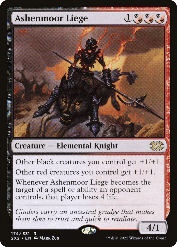 Ashenmoor Liege (174) [Double Masters 2022] foil - Deck Out Gaming