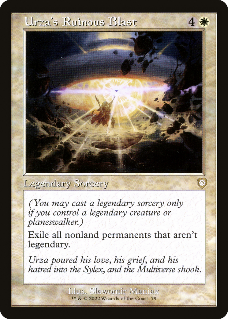 Urza's Ruinous Blast (Retro Frame) (79) [Commander: The Brothers' War] - Deck Out Gaming
