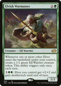 Elvish Warmaster (654) [Jumpstart 2022] - Deck Out Gaming