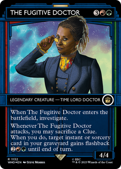 The Fugitive Doctor (Showcase) (Surge Foil) (1132) [Doctor Who] foil - Deck Out Gaming