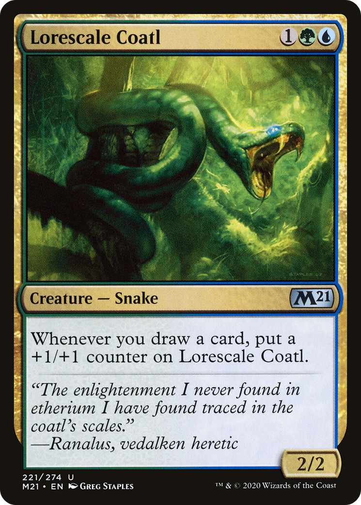 Lorescale Coatl (221) [Core Set 2021] - Deck Out Gaming