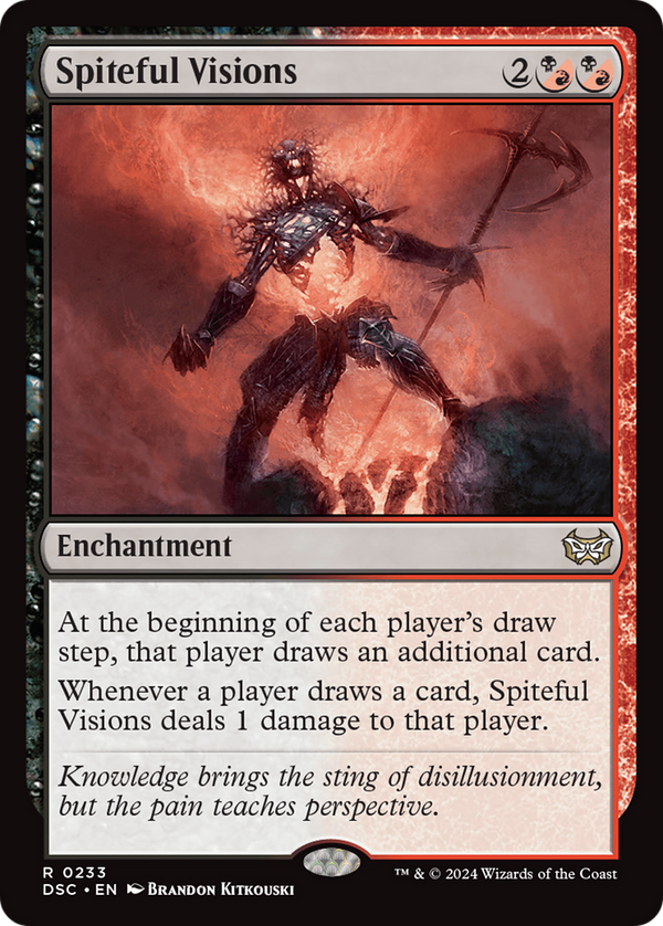 Spiteful Visions (233) [Duskmourn: House of Horror Commander] - Deck Out Gaming