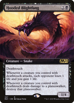 Hooded Blightfang (Extended Art) (357) [Core Set 2021] foil - Deck Out Gaming