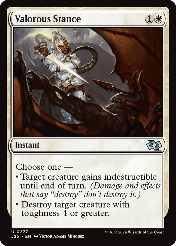Valorous Stance (277) [Foundations Jumpstart] - Deck Out Gaming
