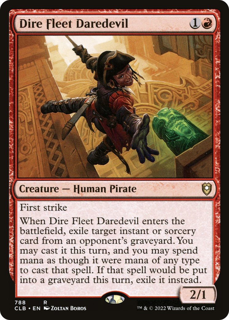 Dire Fleet Daredevil (788) [Commander Legends: Battle for Baldur's Gate] - Deck Out Gaming