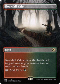 Rockfall Vale (Borderless) (284) [Innistrad: Midnight Hunt] - Deck Out Gaming