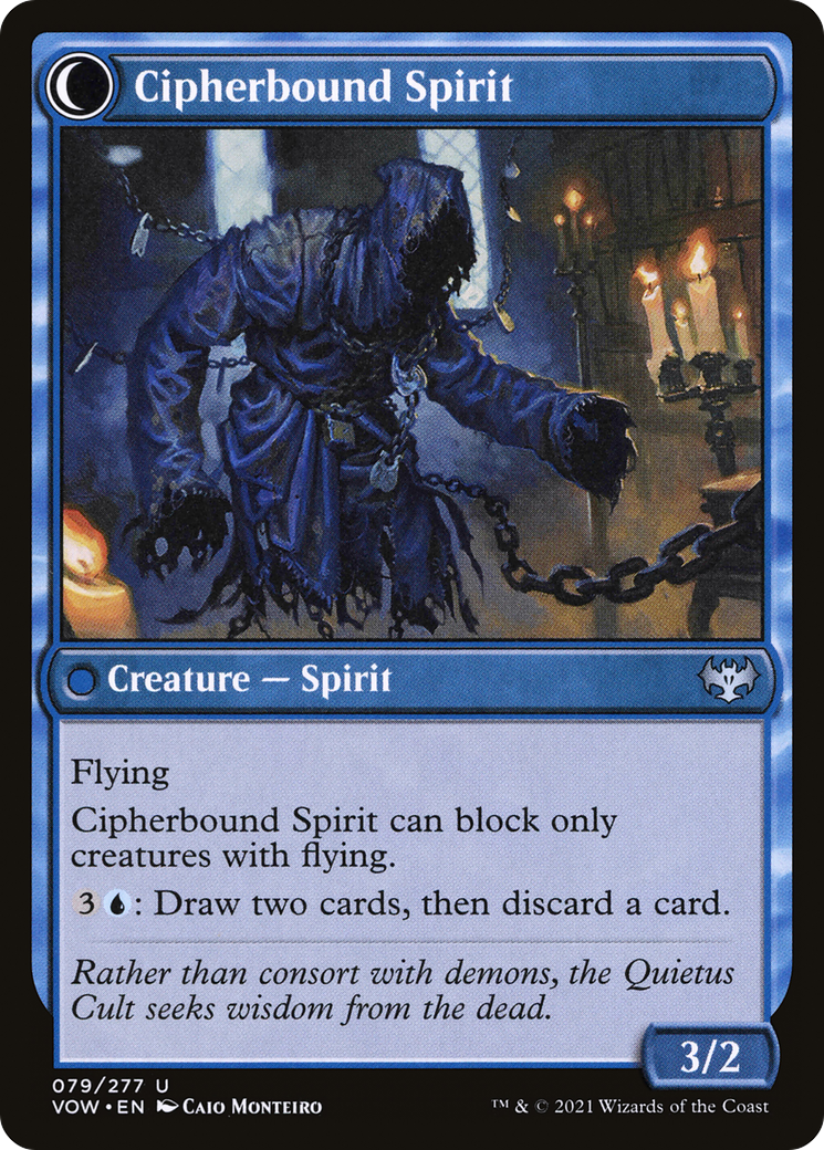 Soulcipher Board // Cipherbound Spirit (79) [Innistrad: Crimson Vow] - Deck Out Gaming