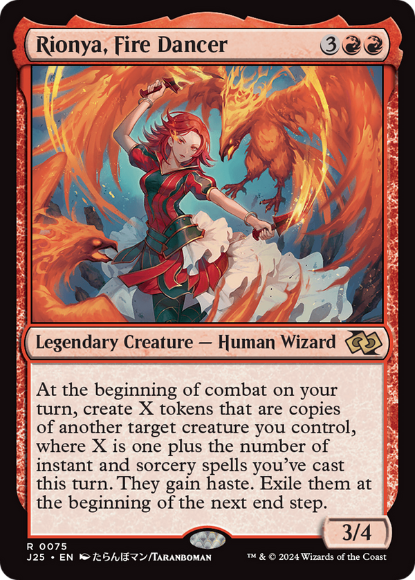 Rionya, Fire Dancer (Anime) (75) [Foundations Jumpstart] - Deck Out Gaming