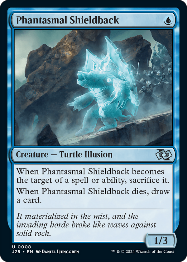 Phantasmal Shieldback (8) [Foundations Jumpstart] - Deck Out Gaming