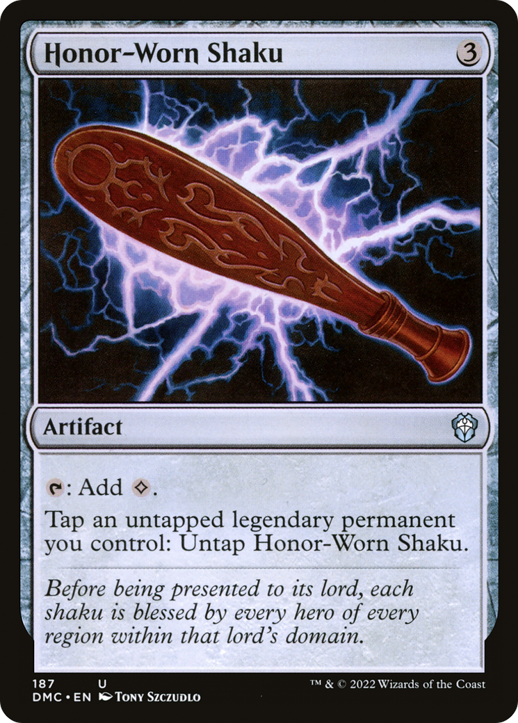 Honor-Worn Shaku (187) [Commander: Dominaria United] - Deck Out Gaming