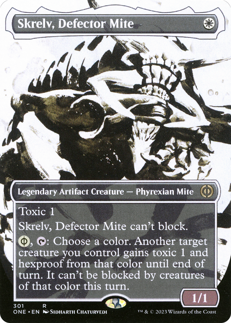Skrelv, Defector Mite (Showcase) (301) [Phyrexia: All Will Be One] foil - Deck Out Gaming