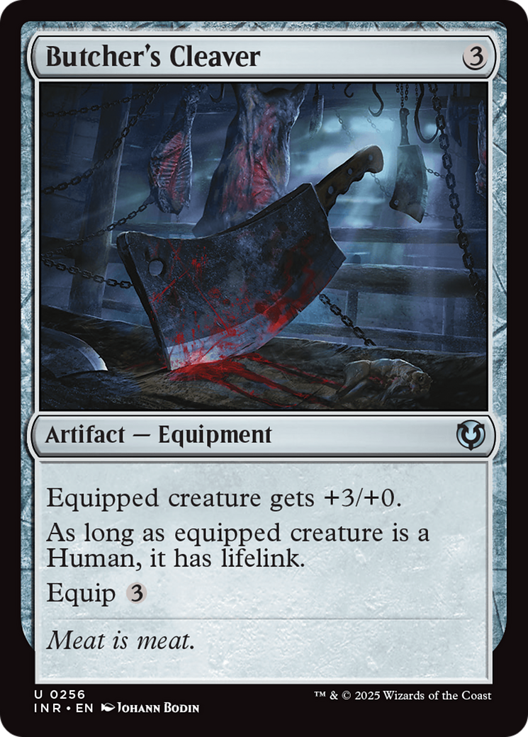 Butcher's Cleaver (256) [Innistrad Remastered] foil - Deck Out Gaming