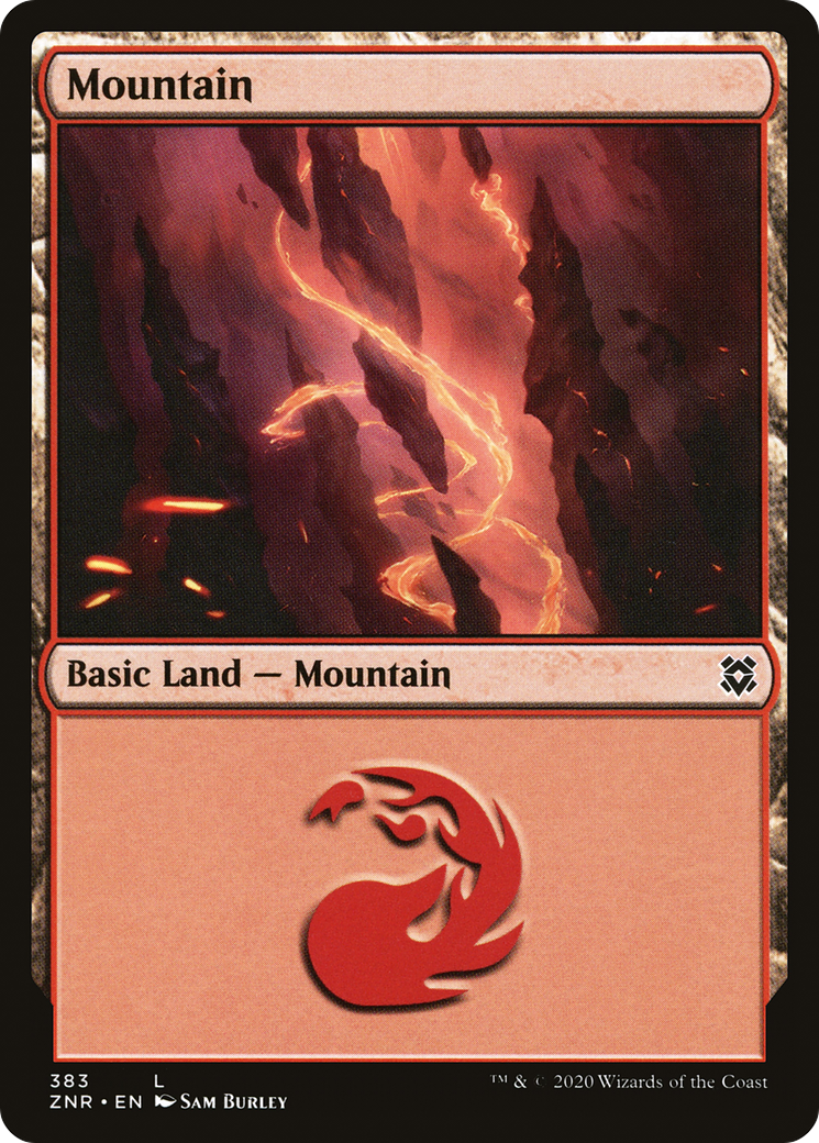 Mountain (383) [Zendikar Rising] foil - Deck Out Gaming