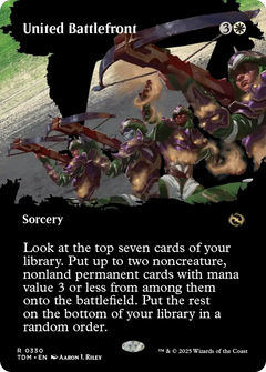 United Battlefront (Borderless) (330) [Tarkir: Dragonstorm] foil - Deck Out Gaming