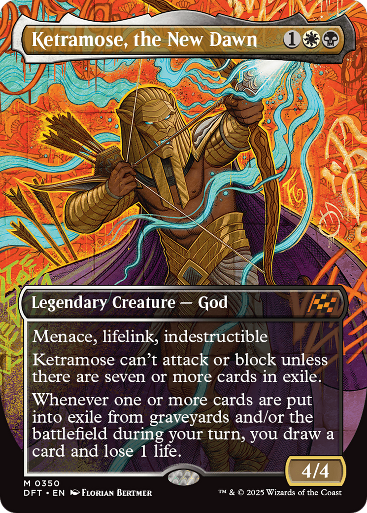 Ketramose, the New Dawn (Borderless) (350) [Aetherdrift] - Deck Out Gaming