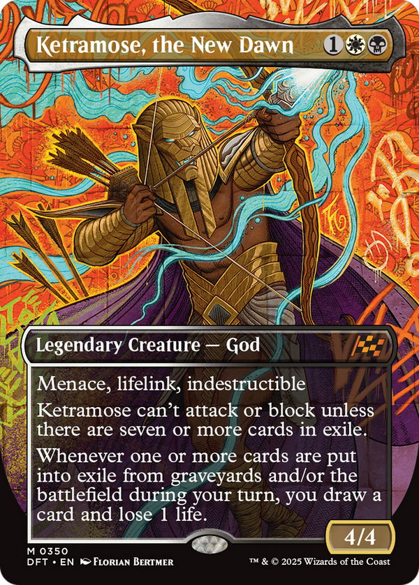 Ketramose, the New Dawn (Borderless) (350) [Aetherdrift] - Deck Out Gaming