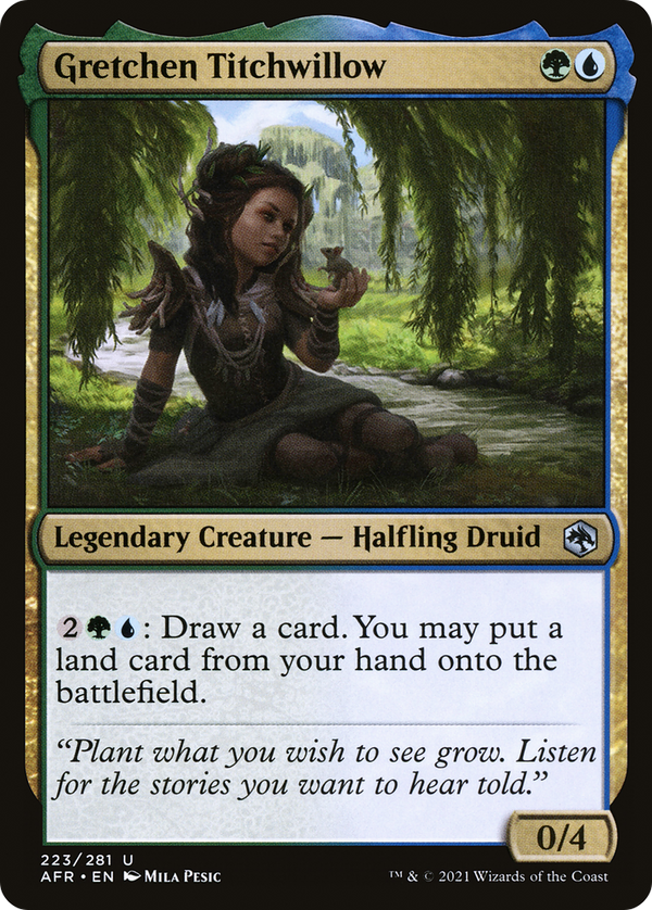 Gretchen Titchwillow (223) [Adventures in the Forgotten Realms] foil - Deck Out Gaming