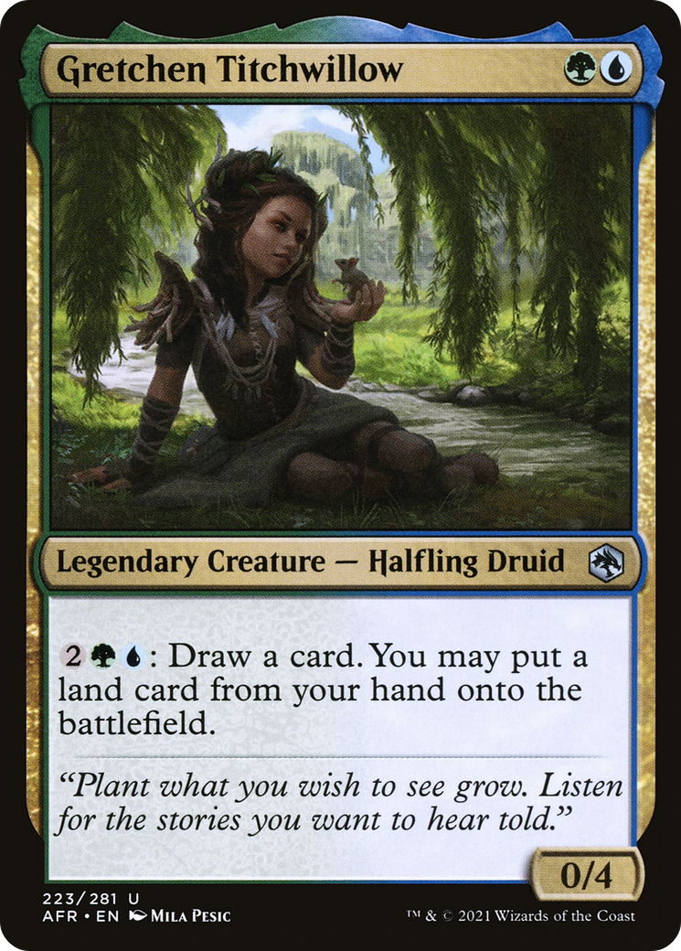 Gretchen Titchwillow (223) [Adventures in the Forgotten Realms] foil - Deck Out Gaming