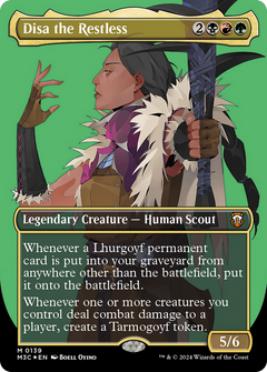 Disa the Restless (Borderless) (Ripple Foil) (139) [Modern Horizons 3 Commander] foil - Deck Out Gaming