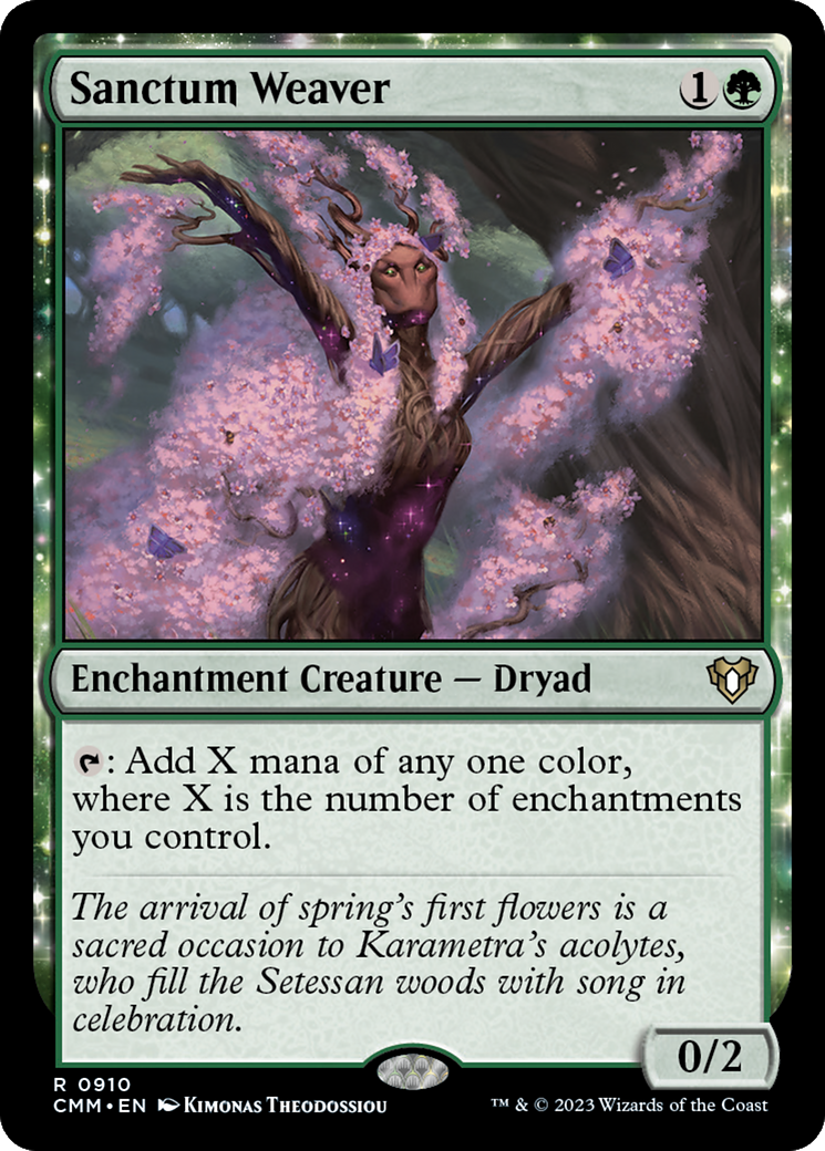 Sanctum Weaver (910) [Commander Masters] - Deck Out Gaming